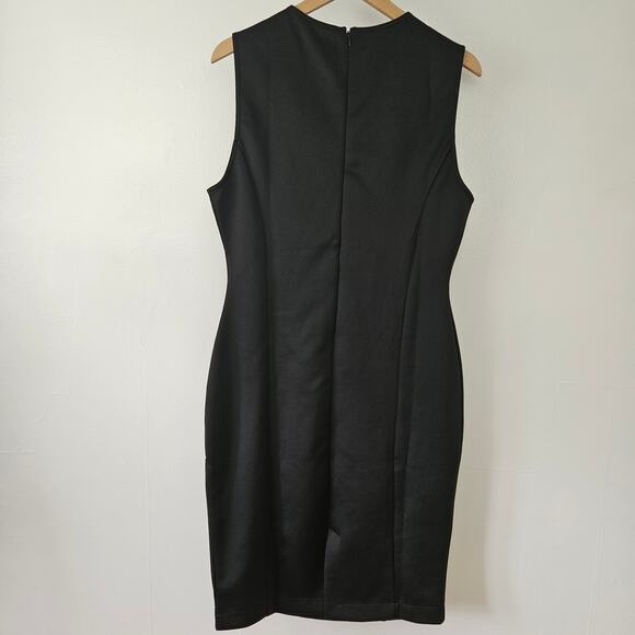 Textile Elizabeth & James Sleeveless Shift Dress XXL Black‎ Cocktail - Picture 4 of 5